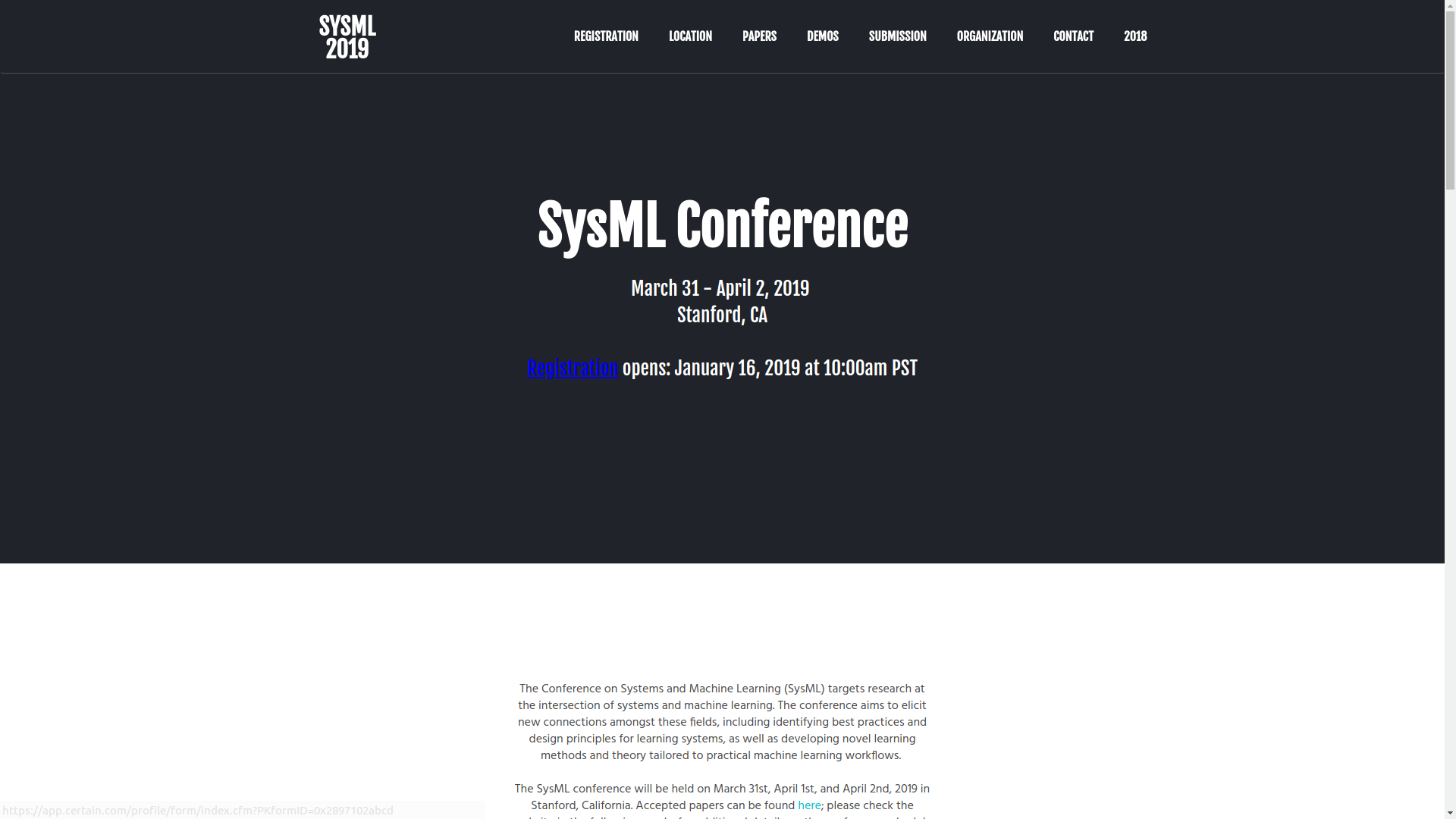 SysML 2019